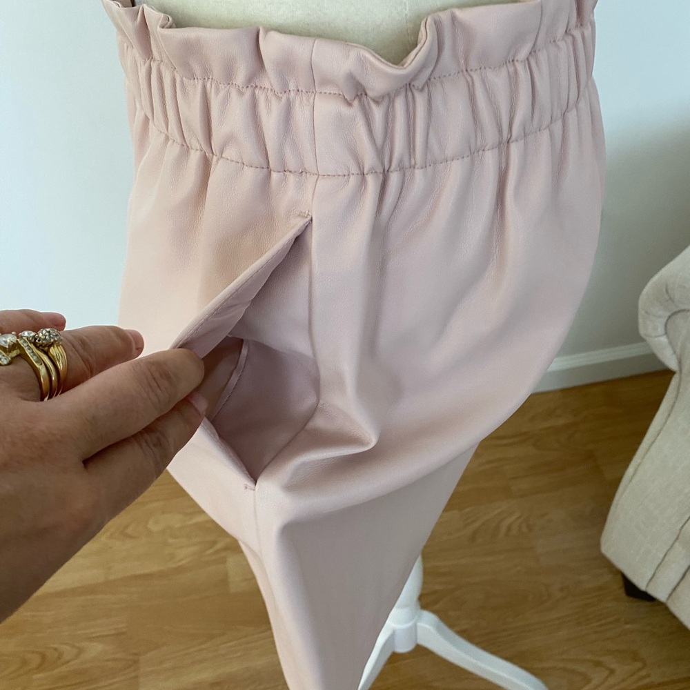 STEVE MADE WOMEN’S FAUX LEATHER VEST AND SHORT PANTS SIZE M COLOR SEPIA ROSE - Picture 6 of 16